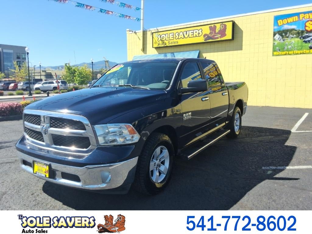 2017 RAM 1500 SLT in Blue — front three-quarter view