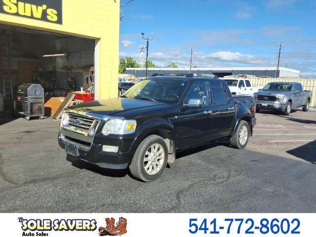 2007 Ford Explorer Sport Trac Limited in Black — front three-quarter view