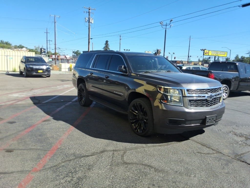 2018 Chevrolet Suburban — rear three-quarter view