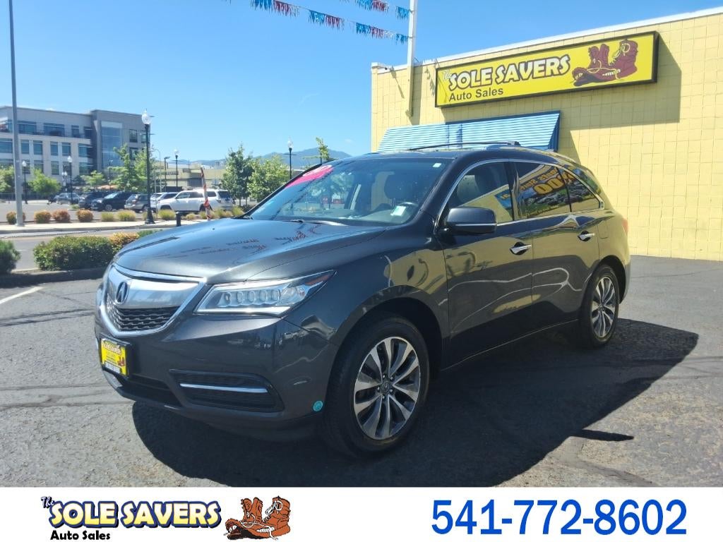 2014 Acura MDX Technology Package in Gray — front three-quarter view