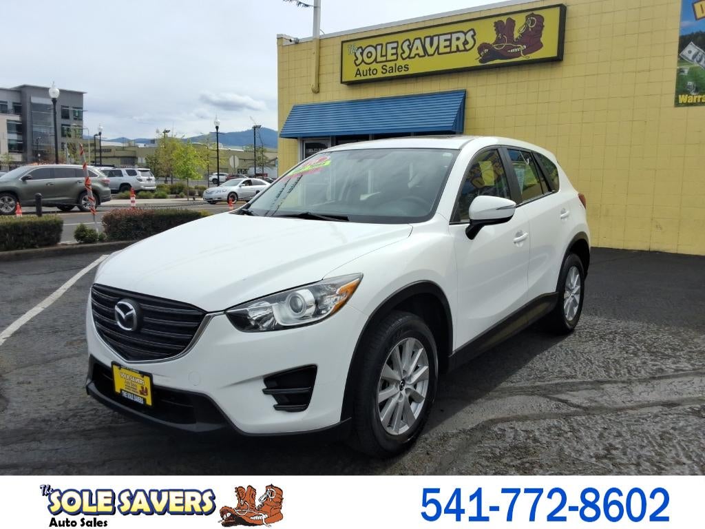 2016 Mazda Mazda CX-5 Sport in White — front three-quarter view